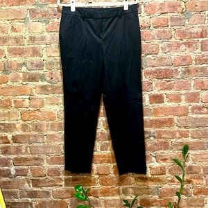 Beautiful detail design all black business pants.